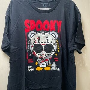 Black Spooky T-Shirt XL